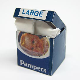 Pampers ca. 35x30mm